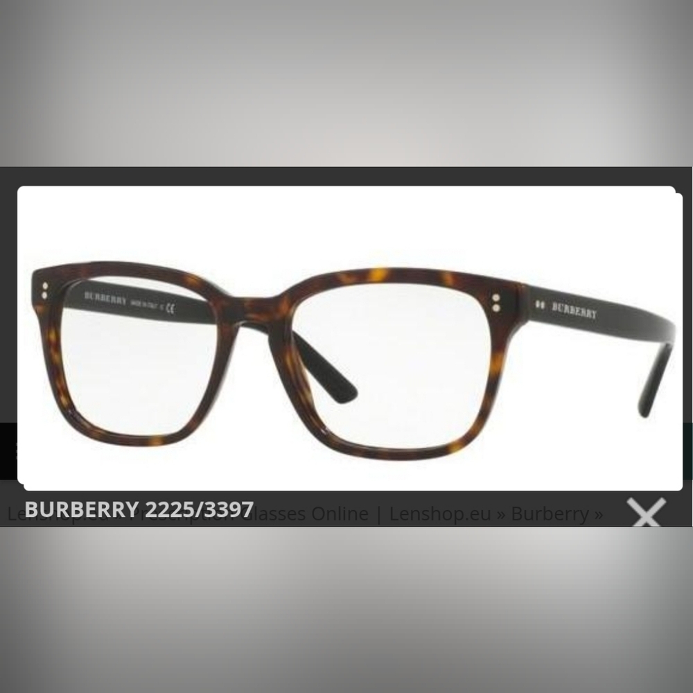 Like NEW Burberry Tortoise Shell Eyeglasses